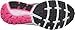 Brooks Women's Ghost 10 Black/Pink Peacock/Living Coral 8 D US