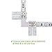 LightingWill 10pcs Pack L Shape Solderless Snap Down 2 Pin LED Strip Connector for Right Angle Corner or 90 Angle Turning Connection of 10mm Wide 5050 5630 Single Color Flex LED Strips