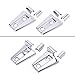 Wotefusi Car New Pair 2 Pieces Chrome Front Head Engine Hood Hinges Covers Molding Trim for Jeep Wrangler Jk 4 Doors 2007-2015 2008 2009 2010 2011 2012 2013 2014