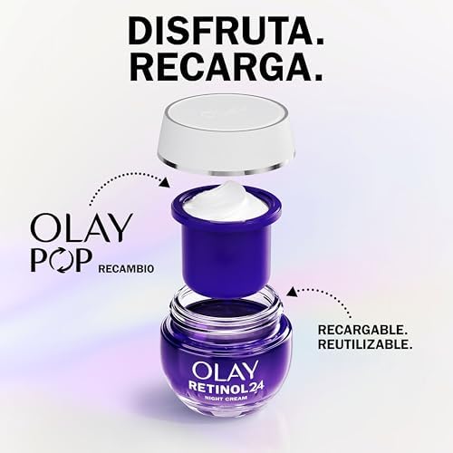 Olay Retinol24 Creme de Noite 50ML e Olay Niacinamida + SPF30 Dia Hidratante 50ML. Pack de 2 cremes antirrugas. Pele mais jovem e radiante
