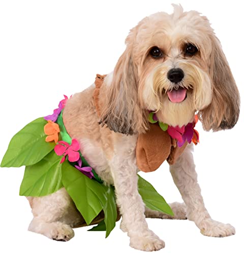 Rubies Hula Girl Pet Costume, Multicolor, XL (Pack of 1)