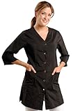 JMT Beauty 3/4 Sleeve Black Salon Smock (XL (12))