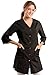 JMT Beauty 3/4 Sleeve Black Salon Smock (M (8))