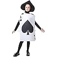 HDNJTCY Ace Playing Card of Hearts/Spades Halloween Costume with Hat Cosplay One Size Fits Most Unisex Adult Funny Outfit