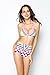 Women's Padded Bikini Sets Halter Neck High Waist Two Pieces Swimsuits for Women