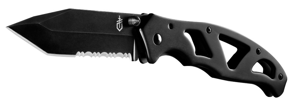 1. Gerber Paraframe II Knife Tanto Point Blade