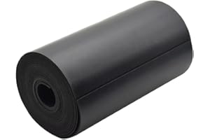 DEVNOL Neoprene Rubber Strip Sheet 1/16 (.062)" Thick X 6" Wide X 10'Long Grade 65A for Gasket, Surface Protection, Sealing