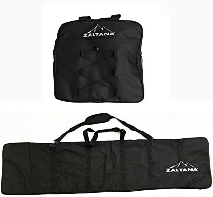 Zaltana Padded Snowboard Carrier Bag Rack Holds & Padded Snowboard Ski Boots Bag Backpack Combo SKB22