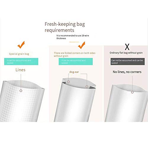 ALY Vakuumiergerät Vollautomatisches Vakuumierer 35cm Lange & stabile Schweißnaht inkl Vakuumier-Folie & Cutter für… – Bild 8