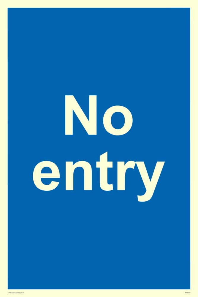 NO ENTRY