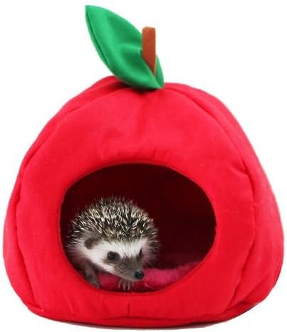 DOCHI QUEEN Apple beds (Cotton) for Hedgehogs, Hamsters and Other Small Animals. Easy to Clean. Machine Washable. Water Washable. Hand-made.