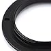 Pixco 55mm Macro Reverse Mount Adapter Ring for Sony NEX E-Mount Lens Adapter A6500 A6300 A5100 A6000 A5000 A3000 NEX-5T NEX-3N NEX-6 NEX-5R NEX-F3 NEX-7 NEX-5N NEX-5C NEX-C3 NEX-3 NEX-5 A7RIII A9 A7