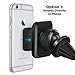 Tech Armor Universal Air Vent Magnetic Car Mount, Quick Snap w/Swivel for iPhone, Galaxy, Google, LG, More - Black