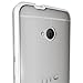 SUPCASE Premium Hybrid Protective Case for HTC One M7 Smartphone (White/Clear) - Multiple Color Options