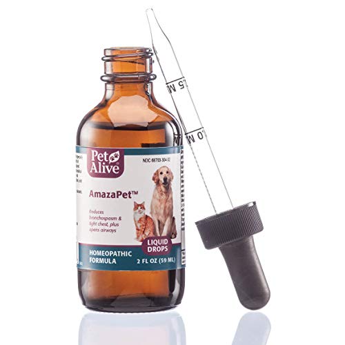 PetAlive AmazaPet Liquid - A Homeopathic Remedy for Easier Breathing, Improved Respiratory Function and Healthy Lungs - Thumbnail 3
