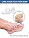 Hammer Toe Straightener, Gel Toe Crest Pad, Toe Corrector by Toe Glow, 2Pieces