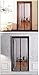 TheFitLife 36''x97'' Magnetic Screen Door Fits Doors up to 34''x96'' Max Full Frame Hook and Loop Heavy Duty Mesh