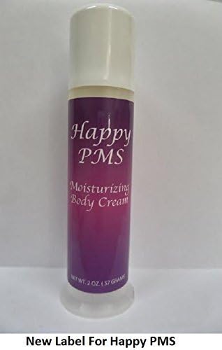 Happy PMS Natural Progesterone Moisturizing Body Cream 2oz Pump (6 PACK) ( Cruelty Free) by H&amp;M Herbs - Happy PMS Progesterone Cream