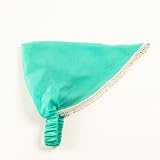 Peppercorn Kids Big Girls' Solid Silky Head Scarf - Aquamarine