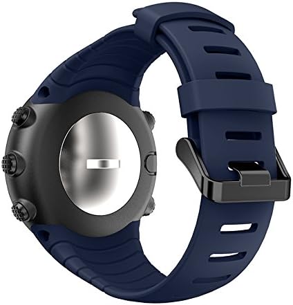 Hero Iand Compatible Suunto Core Watch Band Strap, Silicone Replacement Wrist Band Strap with Metal Clasp for Suunto Core Smart Watch Accessory Bands