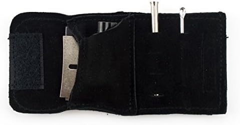 Nadine 13.5mm X 6.5mm Small Size Suede Kit Snuff kit Sniffer Snorter Tube Powder Dispenser