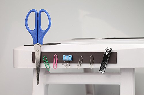 SPACECARE Magnetic Tape 1" x 10 Feet Incredibly Strong & Flexible - Peel & Stick Adhesive Backing - Easy to Cut - Strong Magnet Flux