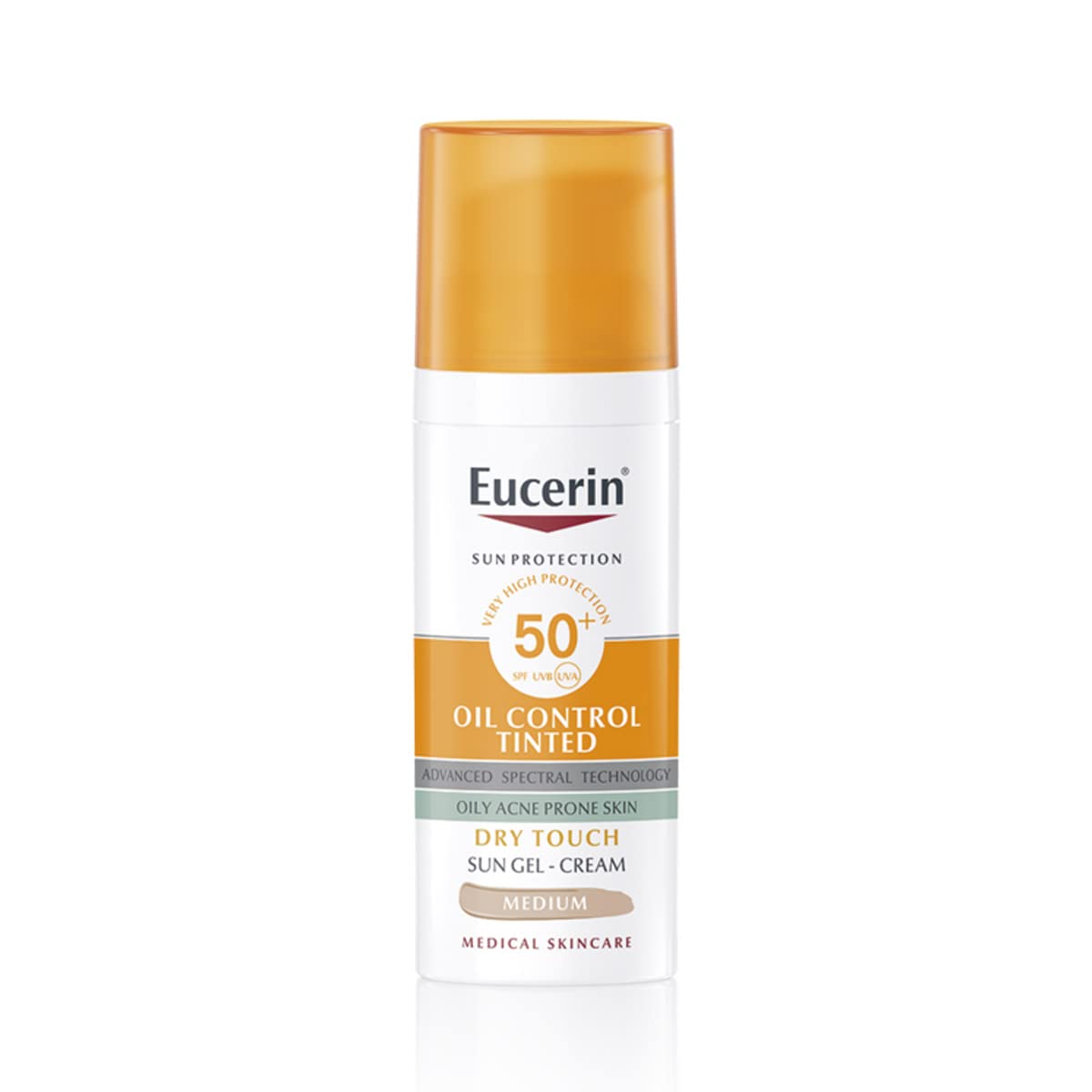Eucerin Sun Face Oil Control Tinted Spf50 Medium 50ml