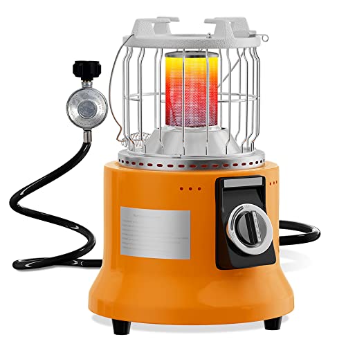 AKUSAKO Camping Propane Heater 2 In 1 Outdoor Portable Gas Heater
