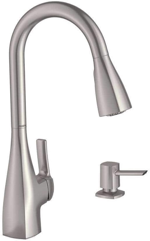 Moen 87599srs Kiran 1 Handle Pulldown Kitchen Faucet Spot Resist