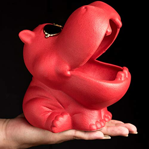 MELAG Asbak Gepersonaliseerde Hippo Asbak Leuke Keramiek Asbak Decoratie Thuis Cartoon Dier Sigaret Asbak Thuis En… - Afbeelding 8