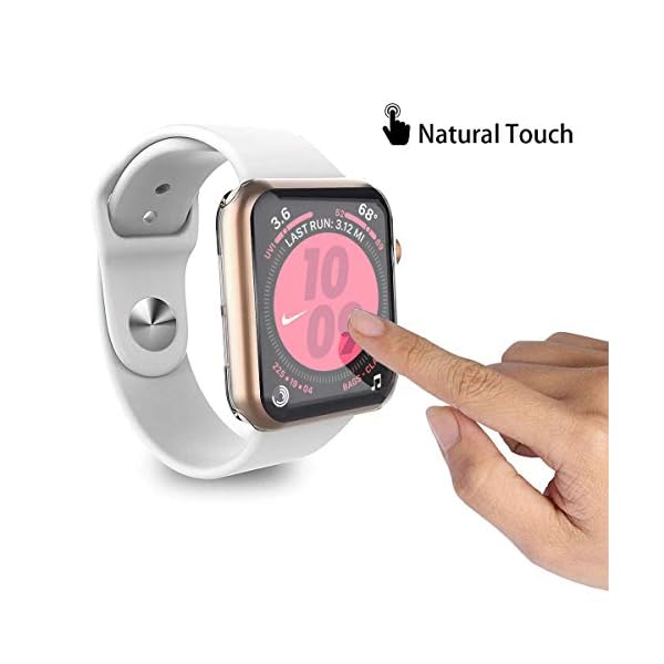 [2-Pack] Piuellia Transparent Case for Apple Watch Series 6 SE Series 5 Series 4 Screen Protector 40mm, iWatch Overall Protective Case TPU HD Clear Ultra-Thin Cover - Image 4
