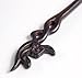 Fonder Mols Elegant Plum flower Rose Handmade Carved Ebon Hair Sticks Shawl Pins Picks Pics Pins Forks 7''