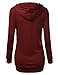 J.TOMSON Womens Solid Long Sleeve Pullover Hoodie XS-4XL (18 Colors)