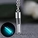 OVERMAL Jewelry Glow In the Dark Necklace Glass Bottle Necklace Pendant