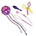 Fashion Doll with Hair Accessories, Style Fashion Doll's Hair with Hair Extensions, Beads, Clips, Brush and Pretend Scissors all Included-Complete Hair Styling Playset for Girls