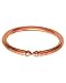M'VIR Pure Copper Bracelet/kada for Men/Women with adjustable diameter and free soft pouch
