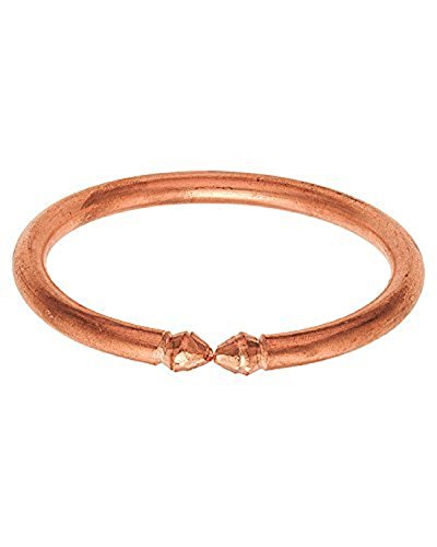 M'VIR Pure Copper Bracelet/kada for Men/Women with adjustable diameter and free soft pouch