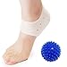 DR JK Plantar Fasciitis, Heel Pads PedPal Kit, 1 Pair Plantar Fasciitis Sleeve with a Massage Ball, Foot Arch Support, Foot Massager, Heel Grips, Ankle Support, Relieve Foot Pain and Metatarsal Pain