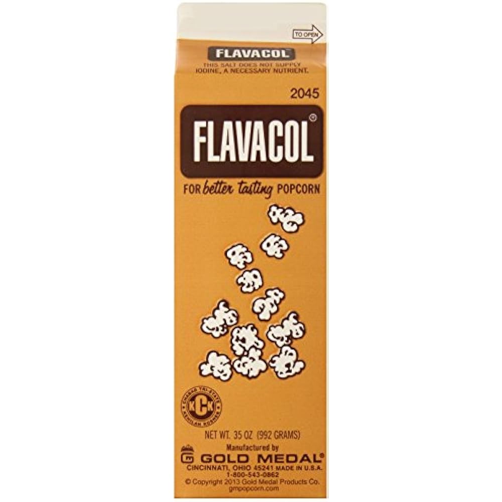 Gold Medal Prod. 2045 Flavacol Seasoning Popcorn Salt 35oz. Flavored