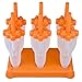 Tovolo 80-4555C Pop Mold, Set of 6, Orange