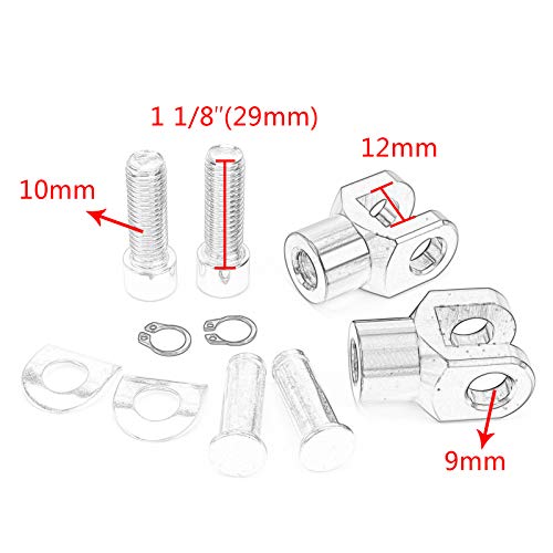 Motorcycle Foot Peg Mount Supports Footrest Mounting Clevis Hardware Kit For Softail FXST Low Rider Sport Glide FXR FX
