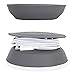Budley - Tangle-Free Earphone/Earbud Case Compact Storage System, Silicone (Gray, Set of 1)