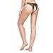Deksias Women's Sexy lace Underwear Open Crotch Thong Lingerie Panties (Black)