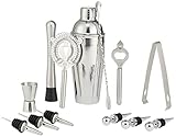 Amazon Basics 13-Piece Stainless Steel Bar Tools