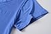 LARACE Women Short Sleeves Flare Tunic Tops for Leggings Flowy Shirt (3X, Blue)
