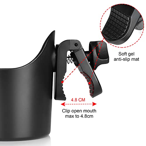 Accmor Universal Stroller Cup Holder, Cup Holder for Stroller, Bike
