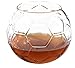 Prestige Decanters Soccer Whiskey Glass - Rocks Glass for Rum, Tequila, Scotch, Glasses- Whiskey Gifts - 10oz Cocktail, Lowball, Old Fashioned Glass (Set of 2) Unique Bar Decor & Bourbon Gifts