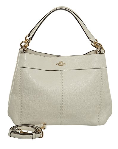 coach pebbled leather small lexy shoulder bag handbag