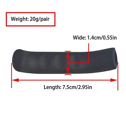 Mantain Bicycle Brake Levers Sleeve Silicone Gel Anti-Slip Brake Handle Protection Cover 1 Pair (Red) - Thumbnail 3