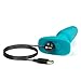 b-Vibe Rimming Anal Plug 2 - Remote Control Vibrating Butt Plugs Silicone Adult Anal Sex Toys (Teal)